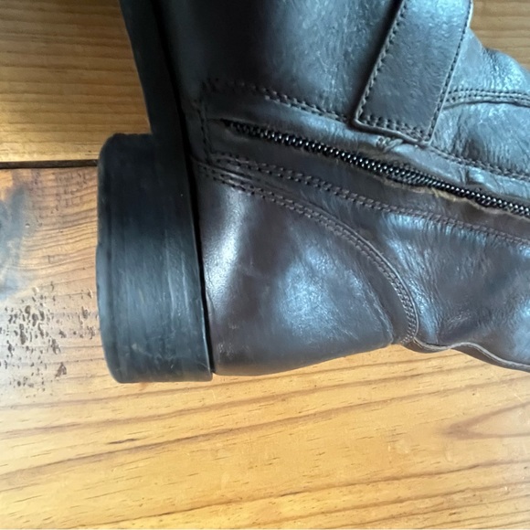 COACH Women’s BRYN Leather Riding Boot Size 7.5 Brown Equestrian Neutral - Picture 16 of 16